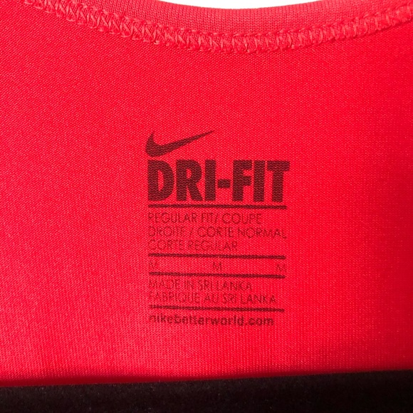 Nike | Red Dri Fit Racerback Tank Top, Size Medium - Picture 3 of 4